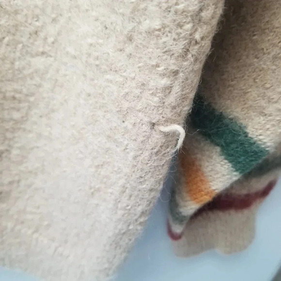 Inkari 100% Alpaca Colour Block Crewneck Sweater  38 - Picture 5 of 10